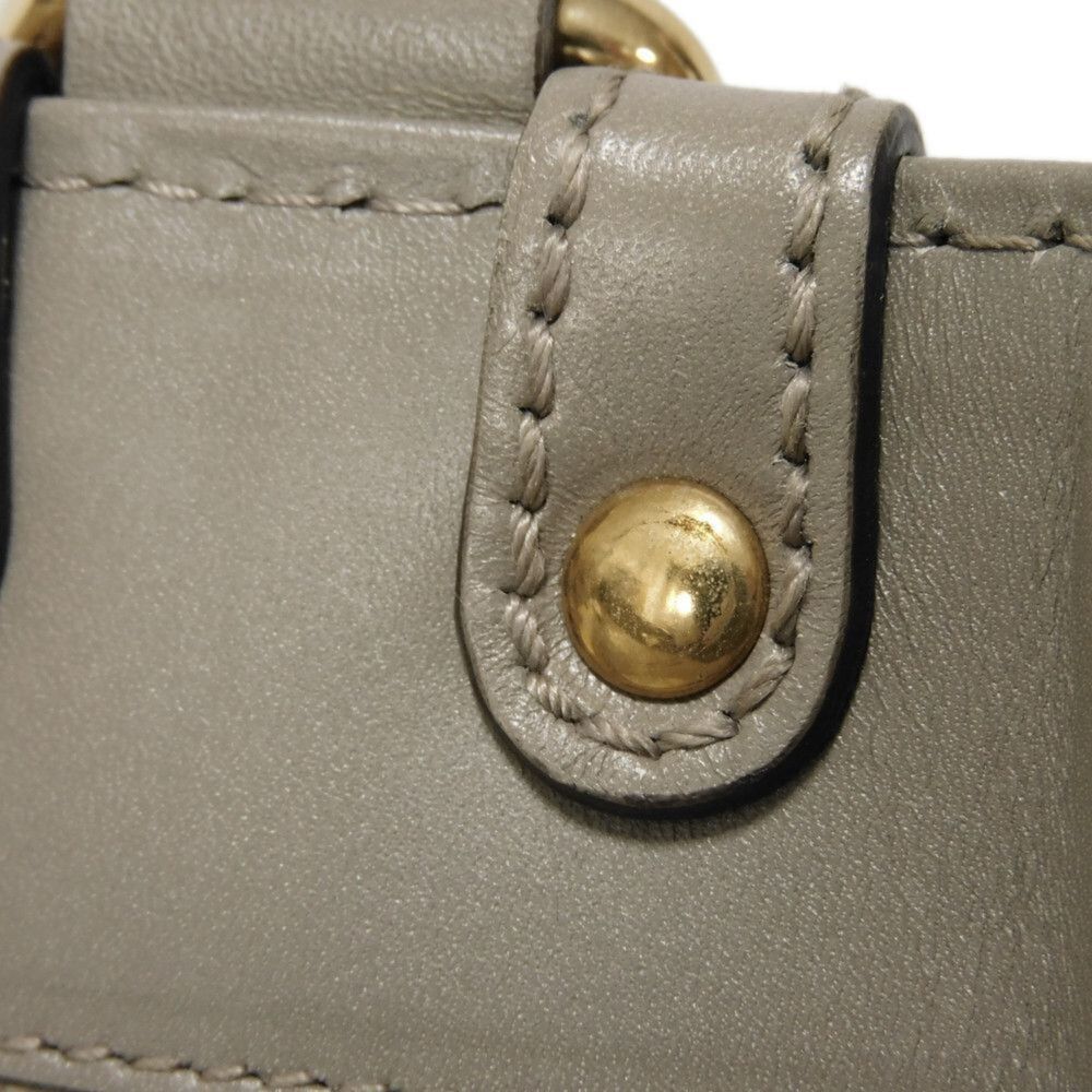 GUCCI Gray Leather Tote Bag - Picture 10 of 16